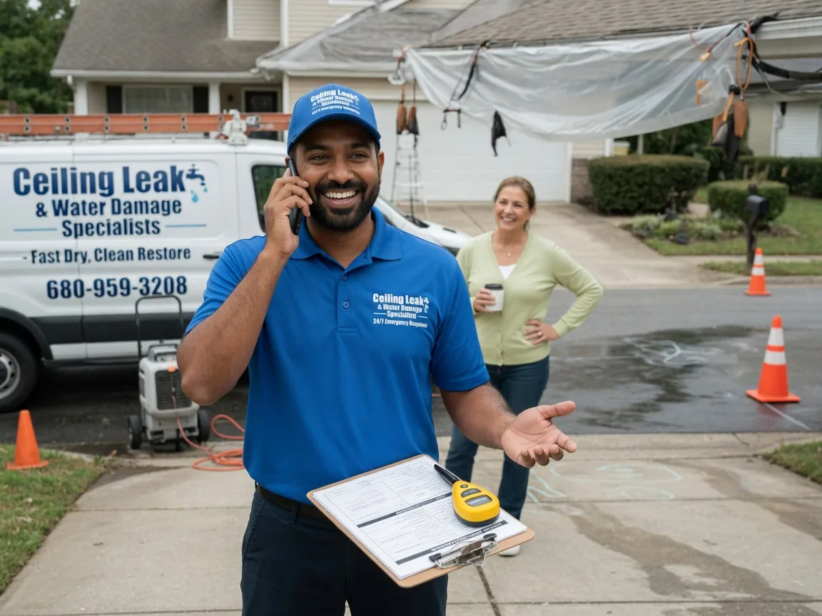 Ceiling Leak Cleanup Ackworth, IA FAQs